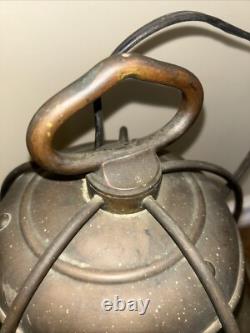 Rare U. S. Lighthouse Service/ Establishment USLHE Post Lantern Perfect Lens