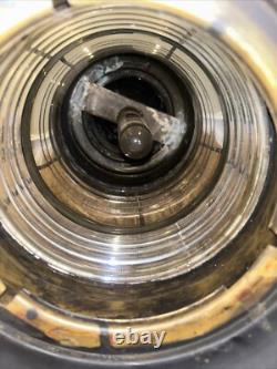 Rare U. S. Lighthouse Service/ Establishment USLHE Post Lantern Perfect Lens
