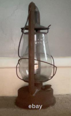 Rare Vintage Antique Dietz Kerosene Lantern. Fitzall, New York, USA