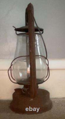 Rare Vintage Antique Dietz Kerosene Lantern. Fitzall, New York, USA