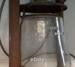 Rare Vintage Antique Dietz Kerosene Lantern. Fitzall, New York, USA