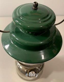 Rare Vintage Coleman Lantern 237 -299 Green The Sunshine Of The Night 1964