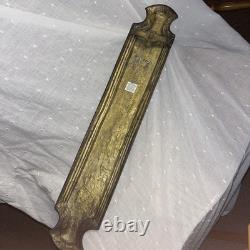 Rare Vintage Colonial-style Brass Bronze hanging Lantern Wall Sconces Beautiful