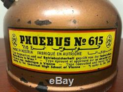 Rare Vintage lantern Phoebus 615 Kerosene made in Austria. Not Ditmar Coleman