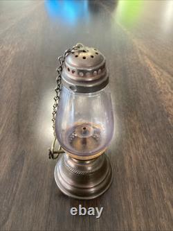 Rare antique baby children's skaters lantern
