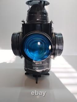 Rare footed handlan st. Louis usa railroad lantern antique Rare footed handlan st. Louis usa railroad lantern antique