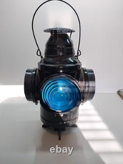 Rare footed handlan st. Louis usa railroad lantern antique Rare footed handlan st. Louis usa railroad lantern antique