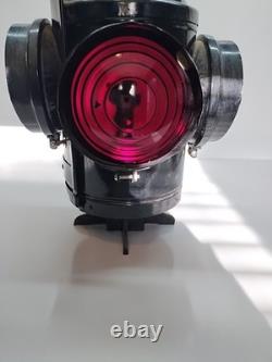 Rare footed handlan st. Louis usa railroad lantern antique Rare footed handlan st. Louis usa railroad lantern antique