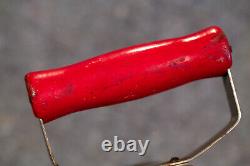 Red Coleman Vintage Lantern Reflector Handle EXTREMELY Rare'Horizontal' Handle
