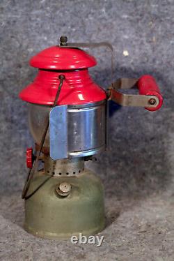 Red Coleman Vintage Lantern Reflector Handle EXTREMELY Rare'Horizontal' Handle