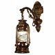 Retro Antique Vintage Rustic Lantern LED Lamp Wall Sconce Light Fixture Outdoor