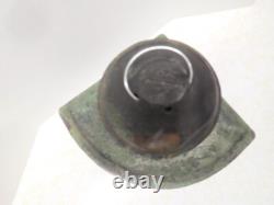 Scarce Vintage Brilliant Blue Glass/Lens Nautical/Marine Oil Lantern Cover