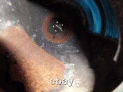 Scarce Vintage Brilliant Blue Glass/Lens Nautical/Marine Oil Lantern Cover