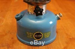 Sears 476-74550 #7115 One Mantle Lantern 01 66 Black & Blue IOB Tested Coleman