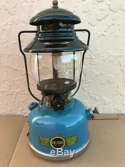 Sears Roebuck Lantern Single Mantel Dated 1-66 withClamp On Base Parts Caddy