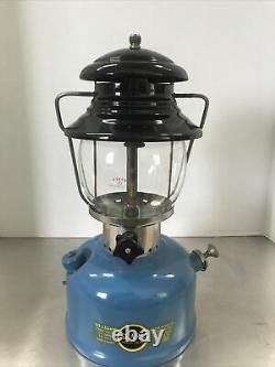 Sears Vintage Black And Blue Single Mantle Lantern Made By Coleman