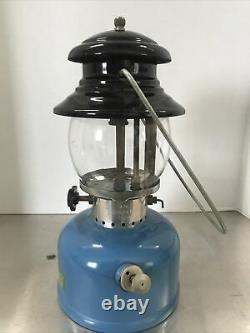 Sears Vintage Black And Blue Single Mantle Lantern Made By Coleman