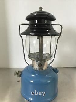 Sears Vintage Black And Blue Single Mantle Lantern Made By Coleman