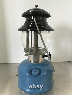 Sears Vintage Black And Blue Single Mantle Lantern Made By Coleman