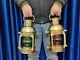 Set of 2 Antique Anchor Oil Lamp, Vintage Marine Lantern, Nautical Ship Oil Lamp