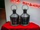 Set of 2 Black Metal Anchor Oil Lamps Vintage Marine Lantern Antique Finish