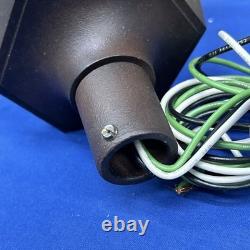 Set of 2 Vintage new in box Hanover Lantern 6305 Antique rust frosted glass post