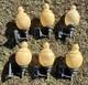 Set of 6 Sternberg Lantern Sconce Lights Exterior Fixture Antique Vintage Acorn