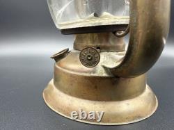 Small Dietz US Brass Tubular Lantern Original Globe Lift Wire LW VGC