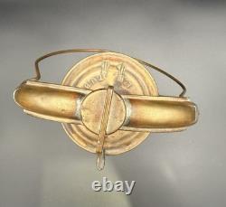 Small Dietz US Brass Tubular Lantern Original Globe Lift Wire LW VGC
