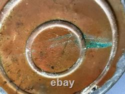 Small Dietz US Brass Tubular Lantern Original Globe Lift Wire LW VGC