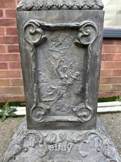 Solid Bronze, Antique Lantern, Italian Dates 1887, Reclaimed