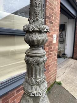 Solid Bronze, Antique Lantern, Italian Dates 1887, Reclaimed