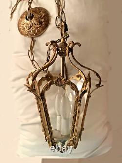 Spanish/French/Italy Pendant Lantern Chandelier 3 Lights Bronze Gilded Luppens