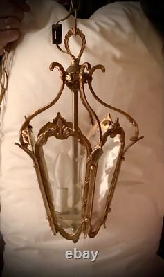 Spanish/French/Italy Pendant Lantern Chandelier 3 Lights Bronze Gilded Luppens