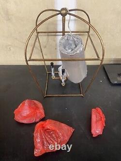 Stonington 4-Light Antique Gild Small Lantern Cage Pendant
