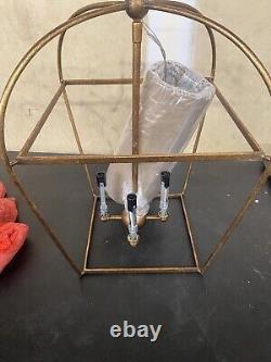 Stonington 4-Light Antique Gild Small Lantern Cage Pendant