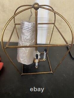 Stonington 4-Light Antique Gild Small Lantern Cage Pendant