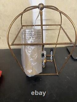 Stonington 4-Light Antique Gild Small Lantern Cage Pendant