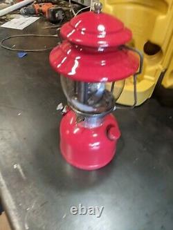 Super Clean Coleman 200A Lantern Red April 1974 with March 1982 Clamshell case