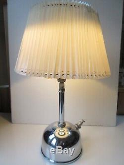 Tilley Tl120/a Table Lamp Cw Shade & Torch 120a 1971 Vtg