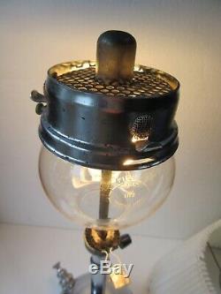 Tilley Tl120/a Table Lamp Cw Shade & Torch 120a 1971 Vtg