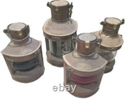 Tung Woo Vintage Ship 5 Latern Set, Stern, Port, Starboard, Masthead & Engine Room