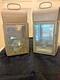 Two Antique New England Brass Carriage House Kerosene Oil Lanterns