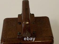 U. S. Navy WWII USN Signal Lantern Lamp Brown Bakelite 815-74434 UNTESTED
