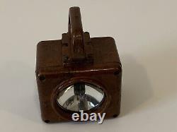 U. S. Navy WWII USN Signal Lantern Lamp Brown Bakelite 815-74434 UNTESTED