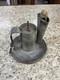 Unique Antique Primitive Tin pressure fed Oil Lantern with Handle