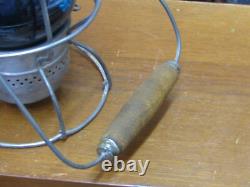 VINTAGE ADLAKE KERO C. P. R. RAOLWAY LANTERN WithBLUE/GR