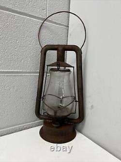 VINTAGE ANTIQUE KEROSENE LANTERN RAYO USA LAMP LIGHT MANCAVE BAR No 66