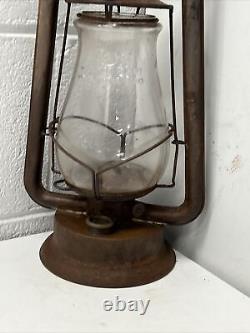 VINTAGE ANTIQUE KEROSENE LANTERN RAYO USA LAMP LIGHT MANCAVE BAR No 66