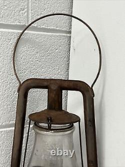 VINTAGE ANTIQUE KEROSENE LANTERN RAYO USA LAMP LIGHT MANCAVE BAR No 66